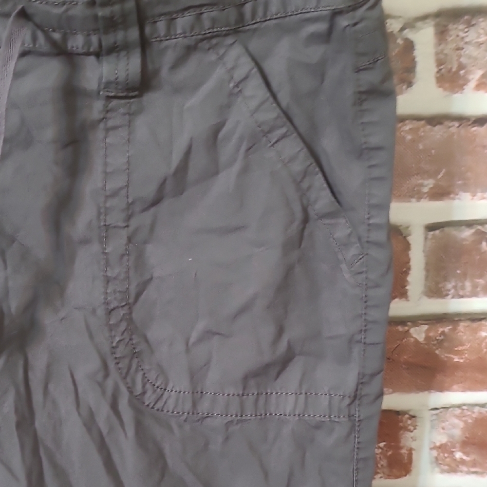 Eddie Bauer Women's Dark Gray Convertible Outdoor Cargo Pants - Picture 4 of 7